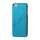 Børstet Hard Plastic Case iPhone 5 cover - Blå
