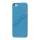 Frosted Hard Plastic Cover Case til iPhone 5 - Baby Blå