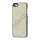 Tegneserie Graffiti Læder Coated Hard Case til iPhone 5 - Hvid