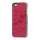 Tegneserie Graffiti Læder Coated Hard Case til iPhone 5 - Rose