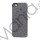 Tegneserie Graffiti Læder Coated Hard Case til iPhone 5 - Lilla