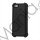 Lodrette striber Plastic og Silikone Hybrid Case til iPhone 5 - Sort