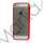 TPU Bumper Ramme Clear Transparent Plastic Combo Beskyttelses Case til iPhone 5 - Red