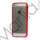 TPU Bumper Ramme Clear Transparent Plastic Combo Beskyttelses Case til iPhone 5 - Red