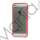 TPU Bumper Ramme Clear Transparent Plastic Combo Beskyttelses Case til iPhone 5 - Pink