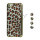 Leopard Læder Belagt Metalbelagt Hard Plastic Case til iPhone 5