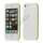 Plastic & TPU Hybrid Bumper Ramme Case til iPhone 5 - Grøn / Hvid