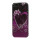 Hjerte-og blomstermønster Snap-on Hard Case Shell til iPhone 5