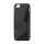 S Formet TPU Gele Case Cover til iPhone 5 - Sort