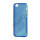 S Formet TPU Gele Case Cover til iPhone 5 - Blå