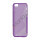 S Formet TPU Gele Case Cover til iPhone 5 - Lilla