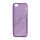 S Formet TPU Gele Case Cover til iPhone 5 - Lilla