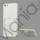 S-Curve TPU & Plastic Hybrid Case Cover med Holder til iPhone 5 - Gennemsigtig