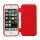 Dobbelt For- og bagside iPhone 5 TPU Gel Case Cover - Rød