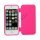 Dobbelt For- og bagside Gel TPU Case iPhone 5 cover - Rose