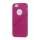 Hvid-kantede Frosted TPU Gel Case iPhone 5 cover - Violet