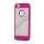 Mat Plastic & TPU Combo Cover Case til iPhone 5 - Lilla