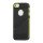 To-tone iPhone 5 TPU Gel Case Cover med Round Cutout - Sort / Gul