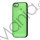 Two-color Frosted TPU & Plastic Combo Case iPhone 5 cover - Sort / Grøn