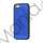 Two-color Frosted TPU & Plastic Combo Case iPhone 5 cover - Sort / Blå