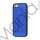 Two-color Frosted TPU & Plastic Combo Case iPhone 5 cover - Sort / Blå