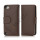 Magnetisk Kunstlæder Kreditkort tegnebog Cover til iPod Touch 5 - Brown