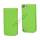 Lodret Magnetisk Flip Læderetui Cover til iPod Touch 5 med Kreditkortholdere - Grøn