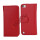 Magnetisk Folio Bog Læder Kreditkort tegnebog taske til iPod Touch 5 - Rød