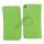 Magnetisk Folio Bog Læder Kreditkort tegnebog taske til iPod Touch 5 - Grøn