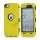 Snap-on Plastic og silikone Combo Defender taske til iPod Touch 5 - Sort / Gul