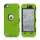 Snap-on Plastic og silikone Combo Defender taske til iPod Touch 5 - Sort / Grøn