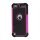 Fodbold Grain Combo Silikone og plast Hard Defender Case til iPod Touch 5 - Sort / Rose