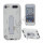 Rugged Robot Style Plastic & Silikone Combo Taske med Holder til iPod Touch 5 - Hvid