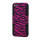 Zebra Plastic & Silicone Gitter Hybrid Hard Case til iPod Touch 5 - Rose