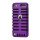 Klassisk mikrofon PC & Silikone Hybrid Hard Case til iPod Touch 5 - Sort / Lilla