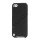 Perforeret Ventileret Plastic & Silikone Hybrid Taske til iPod Touch 5 - Sort