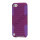 Perforeret Ventileret Plastic & Silikone Hybrid Taske til iPod Touch 5 - Purple