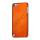 Spejleffekt Galvaniseret Blankt Hard Case Cover til iPod Touch 5 - Orange