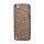 Stilfuld Blinkende Pailletter Zebra Striber Hard Case til iPod Touch 5 - Dark Brown