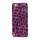 Leopard mønstret PU læder belagt Hard Case til iPod Touch 5 - Rose
