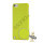Stærk Hard Gitter Net Skin Case Cover til iPod Touch 5 - gulgrønt