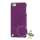 Stærk Hard Gitter Net Skin Case Cover til iPod Touch 5 - Purple