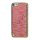 Bling Vandret Striber Galvaniseret Hard Beskyttelses Case til iPod Touch 5 - Rød