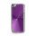 Metallic CD Mønster Transparent Kant Hard Case Cover Skin til iPod Touch 5 - Purple