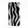 Stilfuld Zebra Skin Læderbelagt hård plast Case Cover til iPod Touch 5 - Sølv