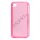 Blankt gennemsigtigt iPhone 4 cover (TPU) - Gennemsigtig Pink