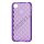 Gennemsigtigt Mønstret TPU Cover Til iPhone 4 / 4S- Gennemsigtig Lilla
