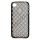 Gennemsigtigt Mønstret TPU Cover Til iPhone 4 / 4S- Gennemsigtig Grå