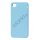 Blankt ensfarvet cover til iPhone 4 og iPhone 4S (TPU) - Lyseblå