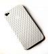 iPhone 4 / 4S cover perforeret hvid